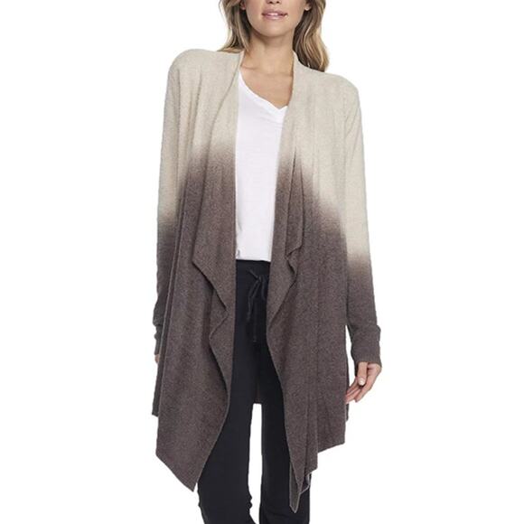 Barefoot Dreams 436 Bamboo Chic Lite Calypso Knit Ombre Cardigan Wrap S/M - Picture 7 of 7